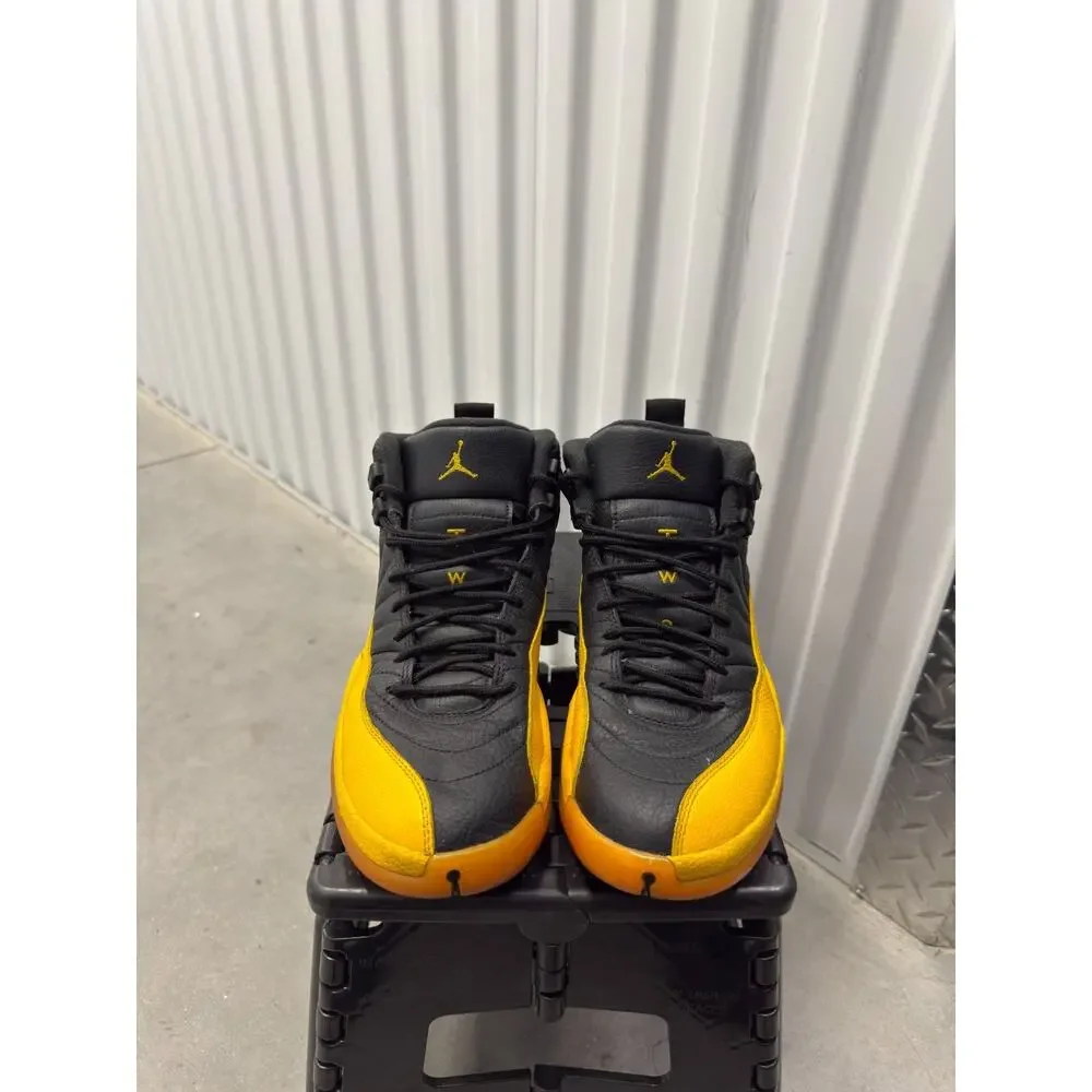 Nike Air Jordan 12 University Gold Black 2020 Size 9.5 Men's - 130690-070